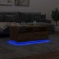 vidaXL Couchtisch mit LED-Leuchten Artisan-Eiche 90x49x40 cm vidaXL Couchtisch mit LED-Leuchten Artisan-Eiche 90x49x40 cm