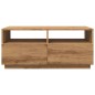 vidaXL Couchtisch mit LED-Leuchten Artisan-Eiche 90x49x40 cm vidaXL Couchtisch mit LED-Leuchten Artisan-Eiche 90x49x40 cm