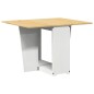 vidaXL Butterfly-Esstisch Klappbar Corona Weiß Massivholz Kiefer vidaXL Butterfly-Esstisch Klappbar Corona Weiß Massivholz Kiefer