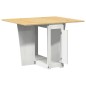 vidaXL Butterfly-Esstisch Klappbar Corona Weiß Massivholz Kiefer vidaXL Butterfly-Esstisch Klappbar Corona Weiß Massivholz Kiefer