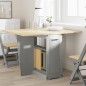 vidaXL Butterfly-Esstisch Klappbar Corona Grau Massivholz Kiefer vidaXL Butterfly-Esstisch Klappbar Corona Grau Massivholz Kiefer