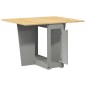 vidaXL Butterfly-Esstisch Klappbar Corona Grau Massivholz Kiefer vidaXL Butterfly-Esstisch Klappbar Corona Grau Massivholz Kiefer