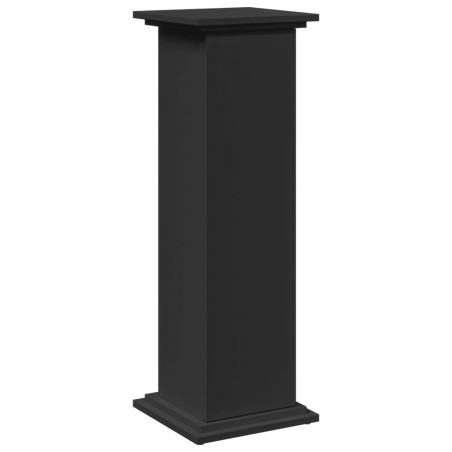 vidaXL Postament mit Stauraum Schwarz 31x30x90 cm Holzwerkstoff