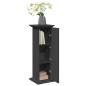 vidaXL Postament mit Stauraum Schwarz 31x30x90 cm Holzwerkstoff vidaXL Postament mit Stauraum Schwarz 31x30x90 cm Holzwerkstoff