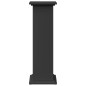 vidaXL Postament mit Stauraum Schwarz 31x30x90 cm Holzwerkstoff vidaXL Postament mit Stauraum Schwarz 31x30x90 cm Holzwerkstoff