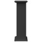vidaXL Postament mit Stauraum Schwarz 31x30x90 cm Holzwerkstoff vidaXL Postament mit Stauraum Schwarz 31x30x90 cm Holzwerkstoff