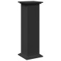 vidaXL Postament mit Stauraum Schwarz 31x30x90 cm Holzwerkstoff vidaXL Postament mit Stauraum Schwarz 31x30x90 cm Holzwerkstoff