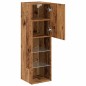 vidaXL TV-Schränke mit LED-Leuchten 2 Stk. Altholz-Optik 30,5x30x102cm vidaXL TV-Schränke mit LED-Leuchten 2 Stk. Altholz-Optik 30,5x30x102cm