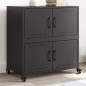 vidaXL Sideboard Schwarz 68x39x72 cm Stahl vidaXL Sideboard Schwarz 68x39x72 cm Stahl