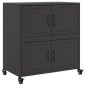 vidaXL Sideboard Schwarz 68x39x72 cm Stahl vidaXL Sideboard Schwarz 68x39x72 cm Stahl