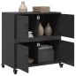 vidaXL Sideboard Schwarz 68x39x72 cm Stahl vidaXL Sideboard Schwarz 68x39x72 cm Stahl