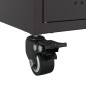 vidaXL Sideboard Schwarz 68x39x72 cm Stahl vidaXL Sideboard Schwarz 68x39x72 cm Stahl