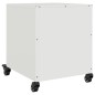 vidaXL Nachttische 2 Stk. Weiß 36x39x43,5 cm Stahl