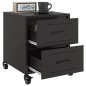 vidaXL Nachttische 2 Stk. Schwarz 36x39x43,5 cm Stahl vidaXL Nachttische 2 Stk. Schwarz 36x39x43,5 cm Stahl