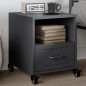 vidaXL Nachttisch Anthrazit 36x39x43,5 cm Stahl vidaXL Nachttisch Anthrazit 36x39x43,5 cm Stahl