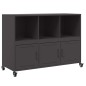 vidaXL Sideboard Schwarz 100,5x39x72 cm Stahl vidaXL Sideboard Schwarz 100,5x39x72 cm Stahl