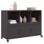 vidaXL Sideboard Schwarz 100,5x39x72 cm Stahl vidaXL Sideboard Schwarz 100,5x39x72 cm Stahl