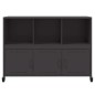 vidaXL Sideboard Schwarz 100,5x39x72 cm Stahl vidaXL Sideboard Schwarz 100,5x39x72 cm Stahl