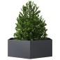 vidaXL Pflanzkübel Anthrazit Sechseckig 138x120x45 Stahl vidaXL Pflanzkübel Anthrazit Sechseckig 138x120x45 Stahl