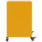 vidaXL Nachttisch Senfgelb 36x39x59 cm Stahl vidaXL Nachttisch Senfgelb 36x39x59 cm Stahl
