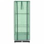 vidaXL Hochbeet mit Gewächshaus-Aufsatz Rattan-Optik 40x40x123 cm vidaXL Hochbeet mit Gewächshaus-Aufsatz Rattan-Optik 40x40x123 cm
