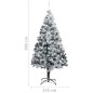 Künstlicher Weihnachtsbaum LEDs & Kugeln Beschneit Grün 300 cm Künstlicher Weihnachtsbaum LEDs & Kugeln Beschneit Grün 300 cm