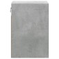 vidaXL Wand-Nachttische mit LED-Leuchten 2 Stk. Betongrau vidaXL Wand-Nachttische mit LED-Leuchten 2 Stk. Betongrau