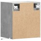 vidaXL Wand-Nachttische mit LED-Leuchten 2 Stk. Betongrau vidaXL Wand-Nachttische mit LED-Leuchten 2 Stk. Betongrau