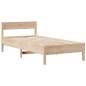 vidaXL Massivholzbett mit Regal ohne Matratze 90x200 cm Kiefer vidaXL Massivholzbett mit Regal ohne Matratze 90x200 cm Kiefer
