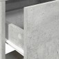 vidaXL Nachttisch mit Schublade Betongrau 51x31x47 cm vidaXL Nachttisch mit Schublade Betongrau 51x31x47 cm