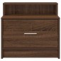 vidaXL Nachttische mit Schublade 2 Stk. Braun Eichen-Optik 51x31x47 cm vidaXL Nachttische mit Schublade 2 Stk. Braun Eichen-Optik 51x31x47 cm