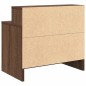 vidaXL Nachttische mit Schublade 2 Stk. Braun Eichen-Optik 51x31x47 cm vidaXL Nachttische mit Schublade 2 Stk. Braun Eichen-Optik 51x31x47 cm
