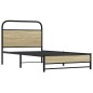vidaXL Bettgestell ohne Matratze 107x203 cm Sonoma-Eiche Holzwerkstoff vidaXL Bettgestell ohne Matratze 107x203 cm Sonoma-Eiche Holzwerkstoff