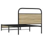 vidaXL Bettgestell ohne Matratze 107x203 cm Sonoma-Eiche Holzwerkstoff vidaXL Bettgestell ohne Matratze 107x203 cm Sonoma-Eiche Holzwerkstoff