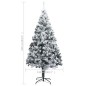Künstlicher Weihnachtsbaum mit LEDs & Kugeln Grün 240 cm PVC Künstlicher Weihnachtsbaum mit LEDs & Kugeln Grün 240 cm PVC