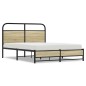 vidaXL Bettgestell ohne Matratze 120x200 cm Sonoma-Eiche Holzwerkstoff vidaXL Bettgestell ohne Matratze 120x200 cm Sonoma-Eiche Holzwerkstoff