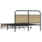 vidaXL Bettgestell ohne Matratze 120x200 cm Sonoma-Eiche Holzwerkstoff vidaXL Bettgestell ohne Matratze 120x200 cm Sonoma-Eiche Holzwerkstoff