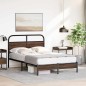 vidaXL Bettgestell ohne Matratze 140x190 cm Braun Eichen-Optik vidaXL Bettgestell ohne Matratze 140x190 cm Braun Eichen-Optik