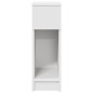 vidaXL Nachttisch mit Schublade Weiß 20x36x60 cm vidaXL Nachttisch mit Schublade Weiß 20x36x60 cm
