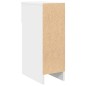 vidaXL Nachttisch mit Schublade Weiß 20x36x60 cm vidaXL Nachttisch mit Schublade Weiß 20x36x60 cm