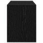 vidaXL Schrank mit 2 Schubladen Schwarz Eichen-Optik 60x31x40 cm vidaXL Schrank mit 2 Schubladen Schwarz Eichen-Optik 60x31x40 cm