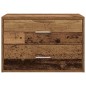 vidaXL Schrank mit 2 Schubladen Altholz-Optik 60x31x40cm Holzwerkstoff vidaXL Schrank mit 2 Schubladen Altholz-Optik 60x31x40cm Holzwerkstoff