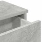 vidaXL Wandregal mit Schubladen Betongrau 100x37,5x19 cm Holzwerkstoff vidaXL Wandregal mit Schubladen Betongrau 100x37,5x19 cm Holzwerkstoff