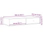 vidaXL Wandregal mit Schubladen Betongrau 100x37,5x19 cm Holzwerkstoff vidaXL Wandregal mit Schubladen Betongrau 100x37,5x19 cm Holzwerkstoff