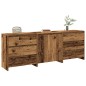 vidaXL 3-tlg. Sideboard Altholz-Optik Holzwerkstoff vidaXL 3-tlg. Sideboard Altholz-Optik Holzwerkstoff