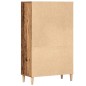 vidaXL Highboard Altholz-Optik 70x31x115 cm Holzwerkstoff