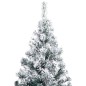 Künstlicher Weihnachtsbaum mit LEDs & Kugeln Grün 240 cm PVC Künstlicher Weihnachtsbaum mit LEDs & Kugeln Grün 240 cm PVC