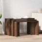 vidaXL Satztische 3 Stk. Braun Eichen-Optik Holzwerkstoff vidaXL Satztische 3 Stk. Braun Eichen-Optik Holzwerkstoff