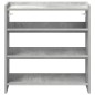 vidaXL Schuhregal Betongrau 60x25x62 cm Holzwerkstoff vidaXL Schuhregal Betongrau 60x25x62 cm Holzwerkstoff