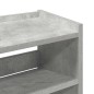 vidaXL Schuhregal Betongrau 60x25x62 cm Holzwerkstoff vidaXL Schuhregal Betongrau 60x25x62 cm Holzwerkstoff